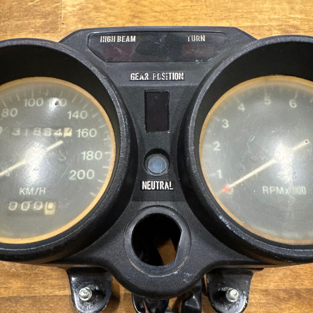 【希少当時物】　スズキ純正　GT380 メーター実働品　①