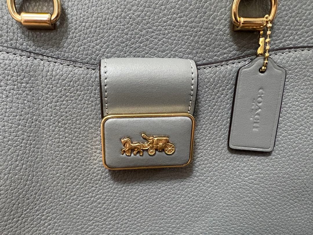 COACH　コーチ　2way　グレースキャリーオール　レザー　バック