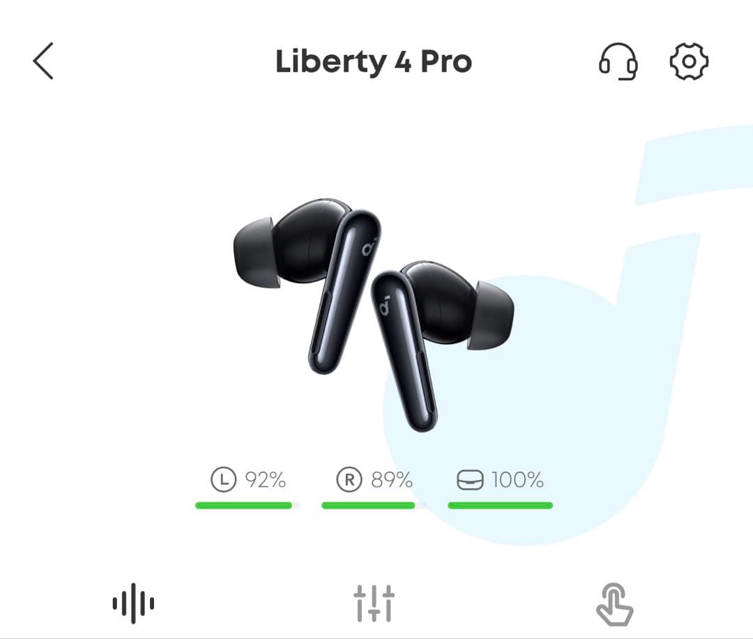 Liberty 4 Pro ワイヤレスイヤホン ブラック