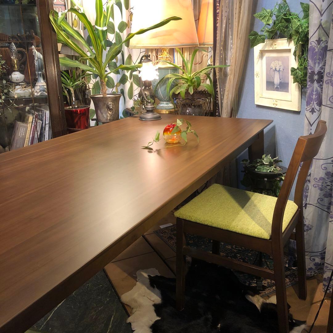 Sale ウォールナット　スクウェア　北欧ST ダイニングテーブル　幅１８０