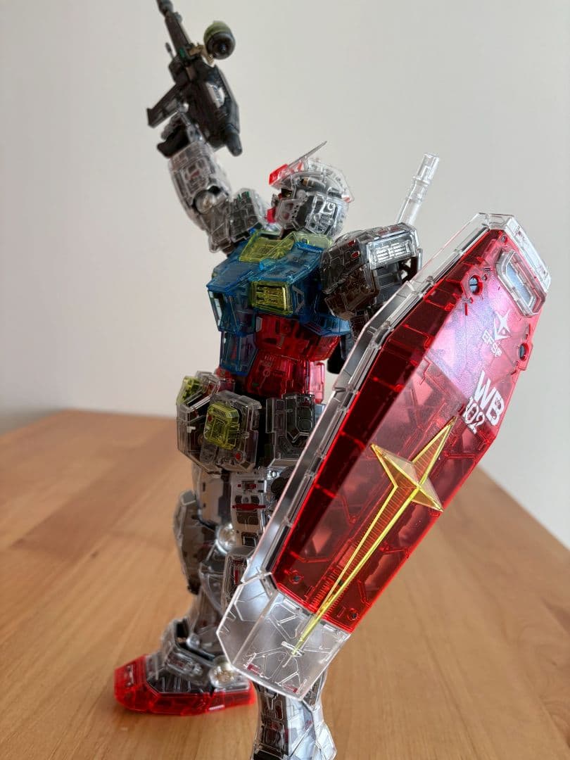 【完成品】PG UNLEASHED 1/60 RX-78-2 ガンダム　クリア