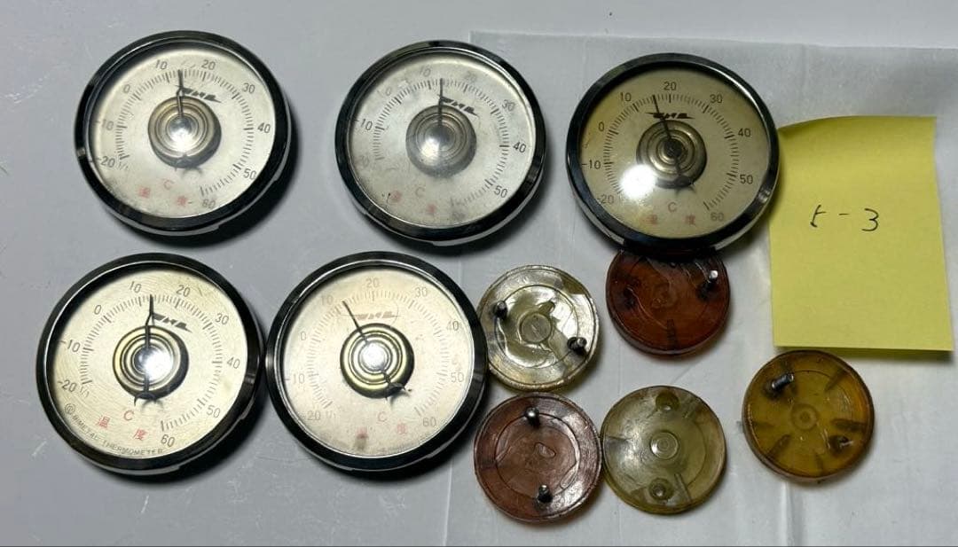 国鉄　温度計　鉄道 JNR ブルートレイン 5個セット 3