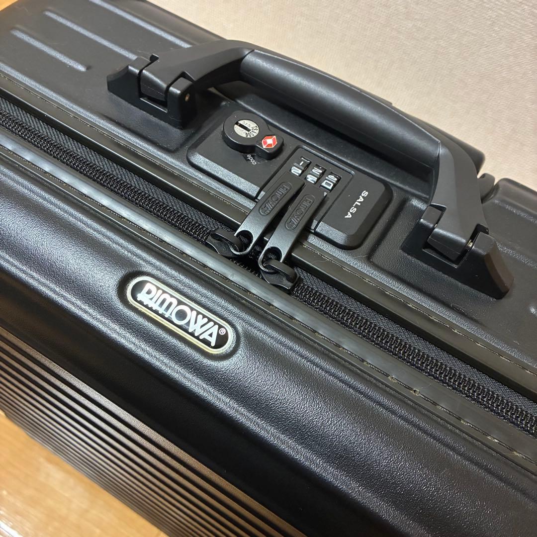 【美品】RIMOWAリモワ サルサ機内持込み23Lマットブラック2輪TSAロック