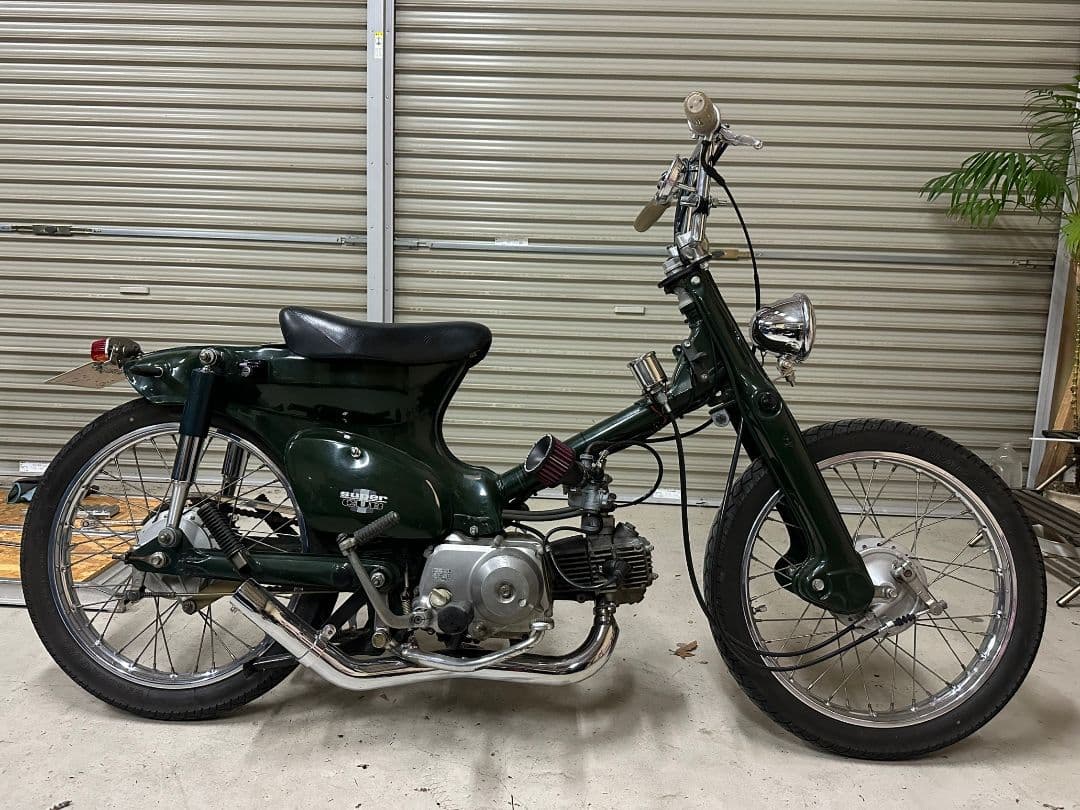 カブ50 70 90用ローダウンショートストロークリアサスペンション