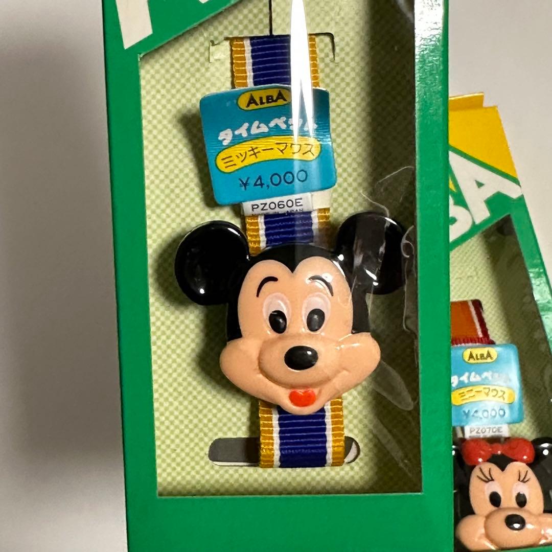 【未使用品】ディズニー/ミッキー&ミニー/ALBA/アルバ/ヴィンテージ/腕時計