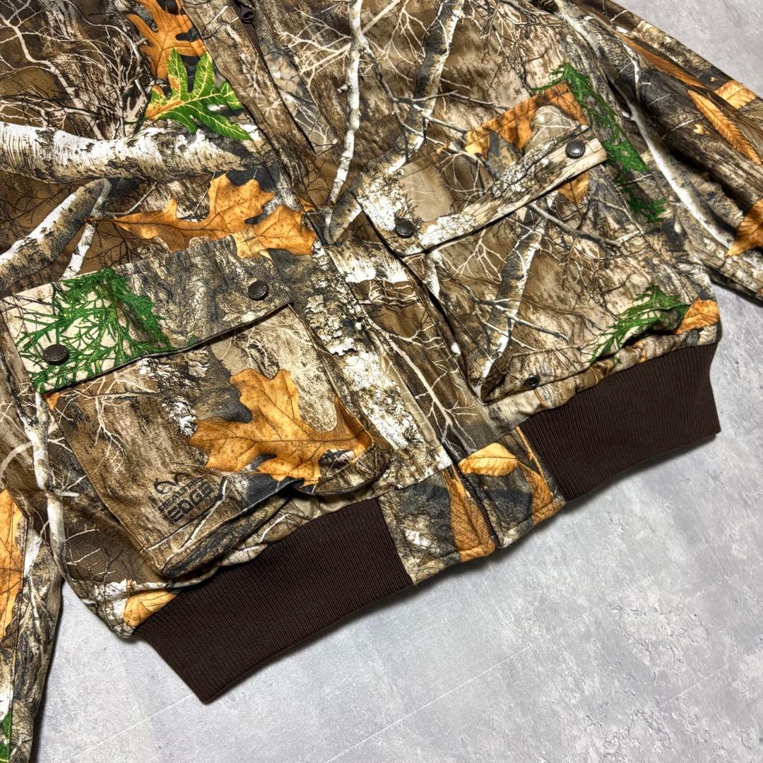 00s REALTREE リバーシブル　アクティブジャケット　ダック　パーカー