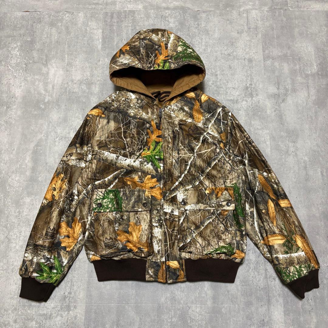 00s REALTREE リバーシブル　アクティブジャケット　ダック　パーカー