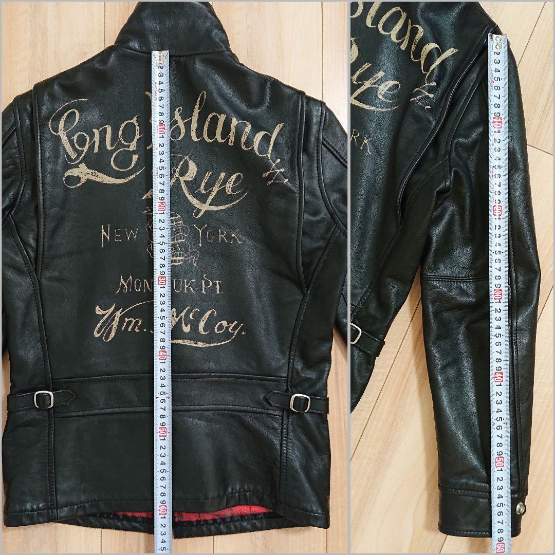 Schott 純正ペイント 襟付きシングル クラシックトラッカー 黒 S