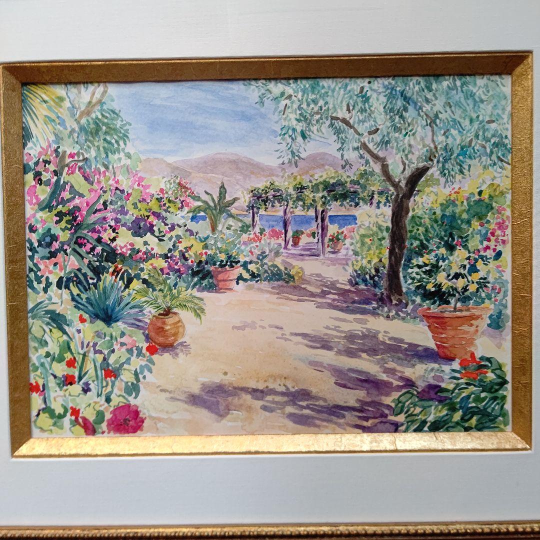 ◯絵画　水彩画　額装品