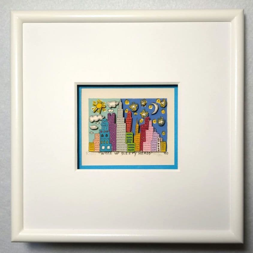 3Dアート ジェームズ・リジィ 立体版画 シルクスクリーン 希少 限定品 レア