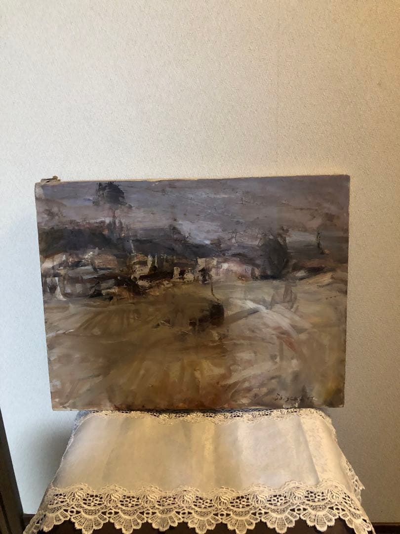 油絵（ゼロの街）Ｐ10