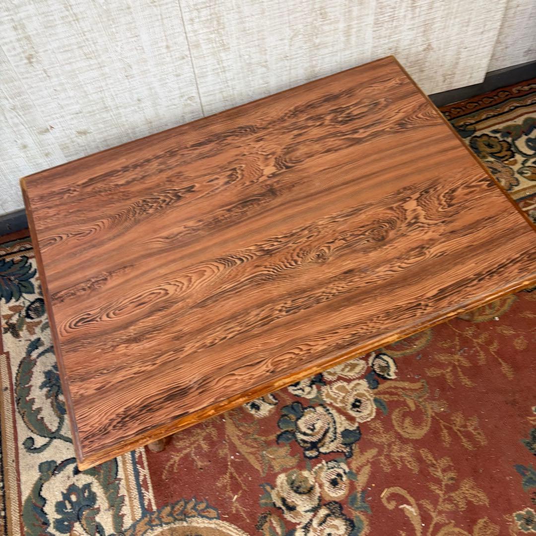 昭和レトロ 木製 折り畳み座卓 センターテーブル ローテーブル 大型テーブル