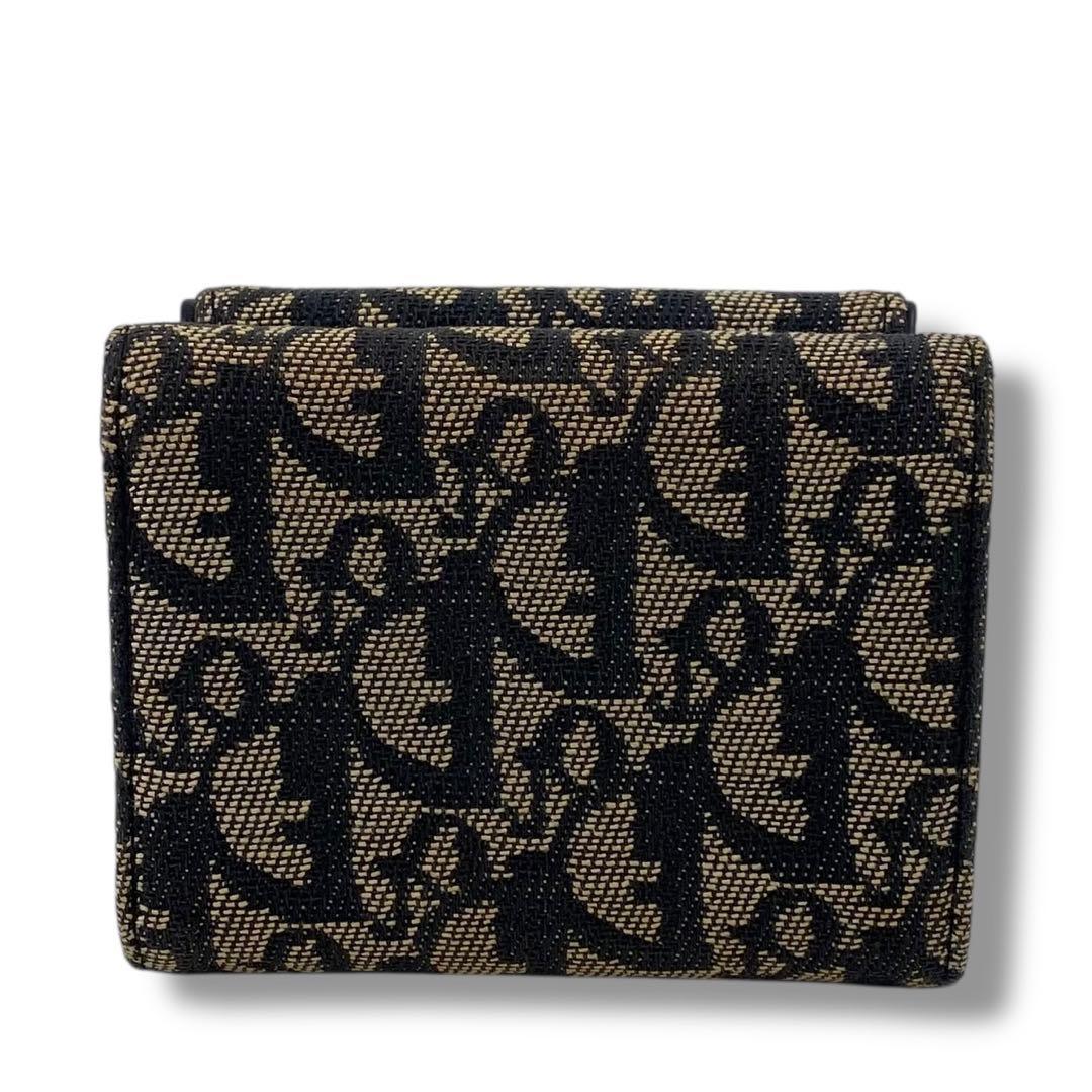 クリスチャンディオール Dior 折り財布 トロッター サドル オブリーク