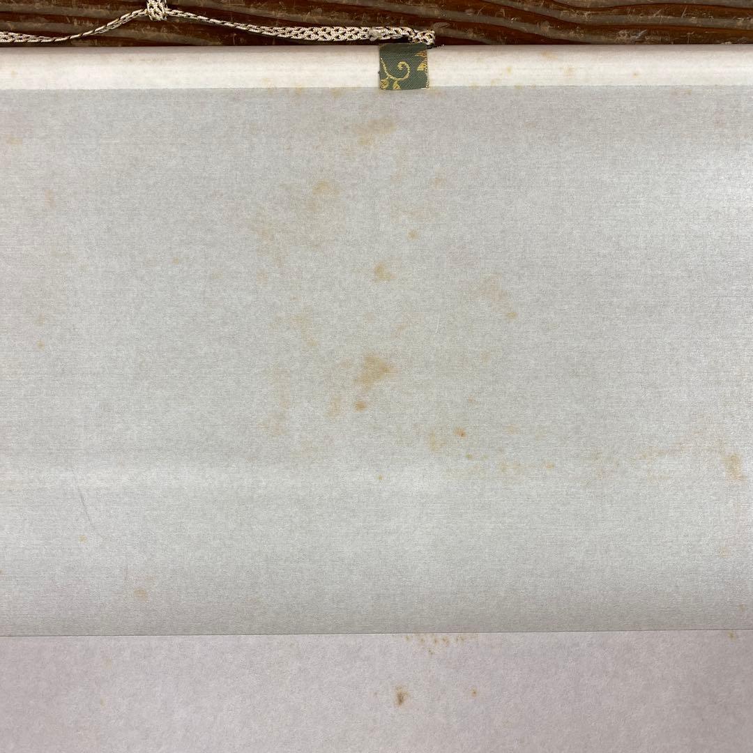 掛け軸 中川幸彦作「椿」共箱 太巻き付 二重箱 美術年鑑掲載