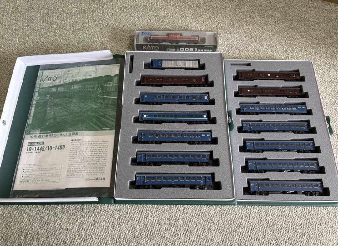 KATO 　DD51暖地形＋10系 「 だいせん」機関車・基本・増結セット