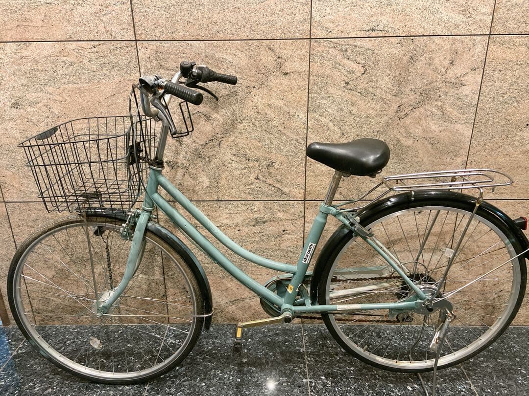 3段変速付き！丸石　マルイシMARUISHI自転車　シティーサイクル　ママチャリ