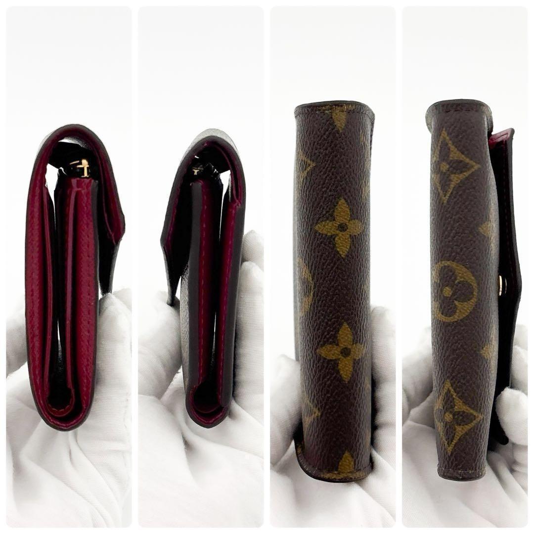 超美品★ルイヴィトン モノグラム ヴィクトリーヌ フューシャ 三つ折り財布