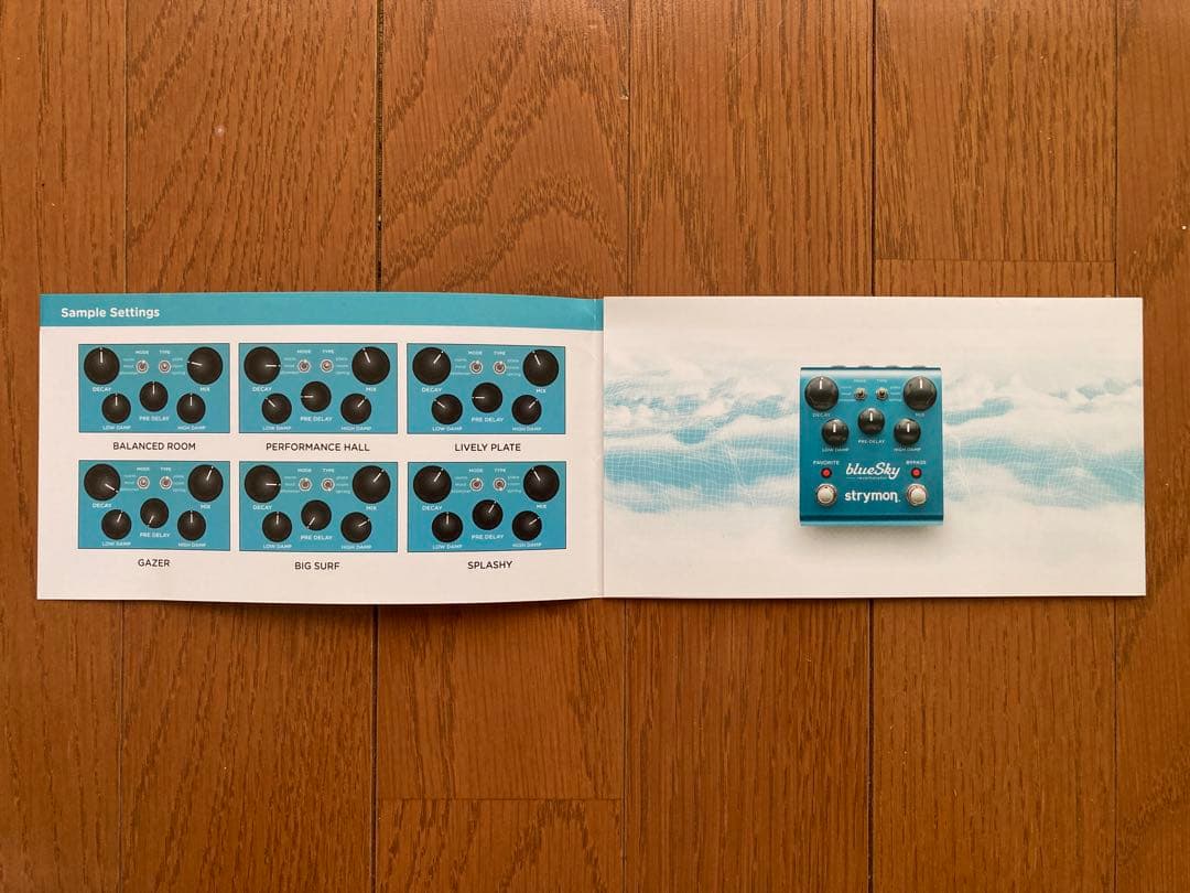 Strymon blueSky V1 リバーブ　元箱　純正アダプタ付き