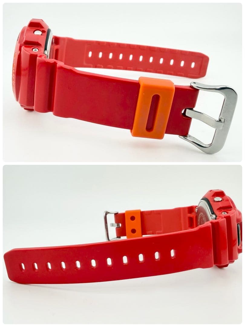 希少美品 カシオ ジーショック DW-6900CB レッド メンズ 腕時計
