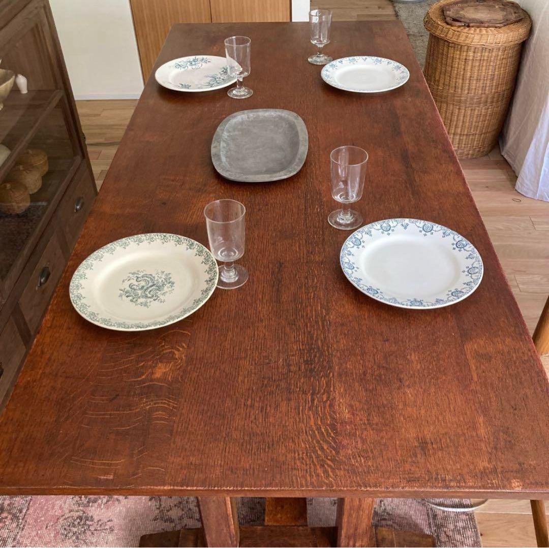 イギリス　ダイニングテーブル　アンティーク