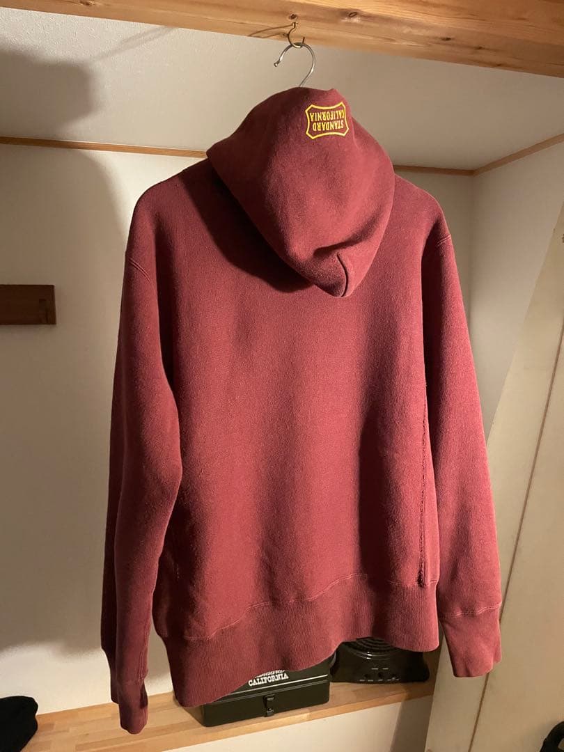 momo SD × Champion リバースウィーブ L バーガンディ