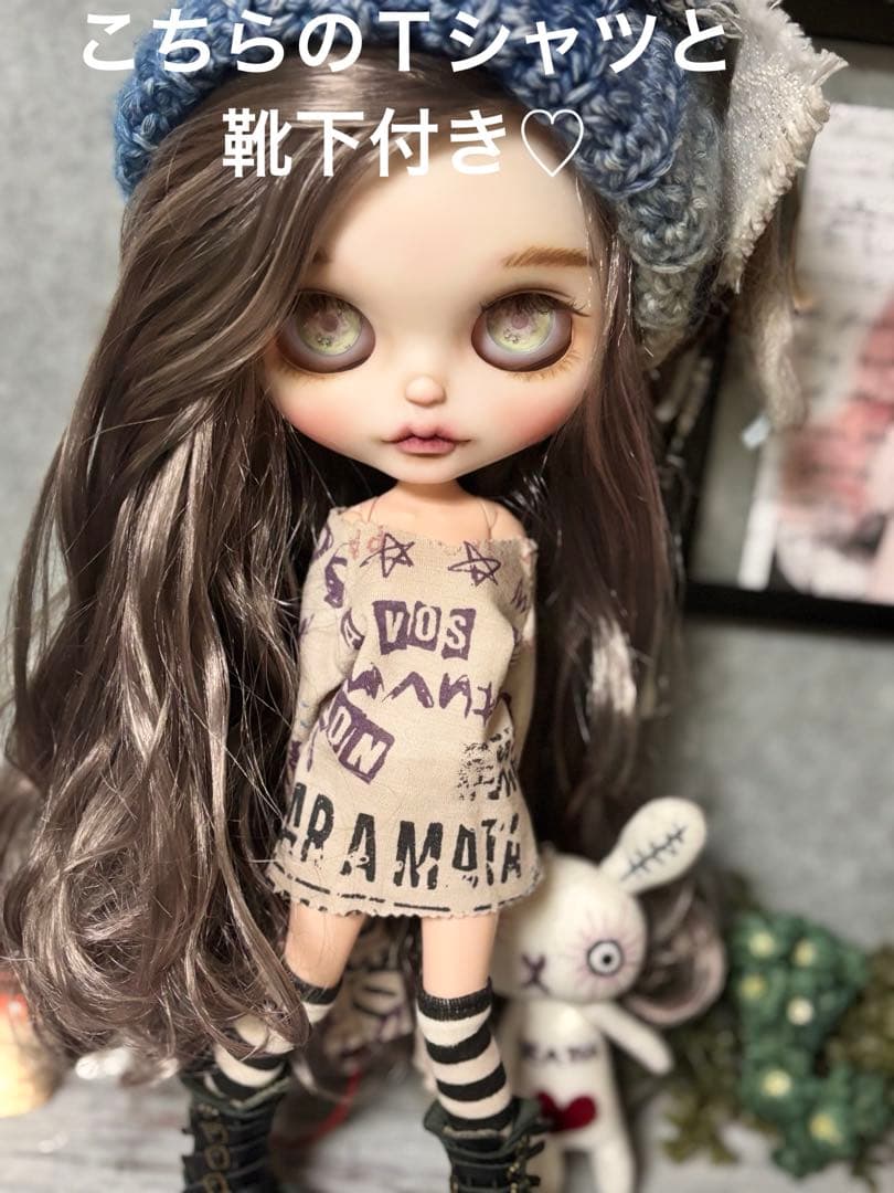 カスタムアイシードール　ネオサイズ　白肌　赤茶サラサラストレート