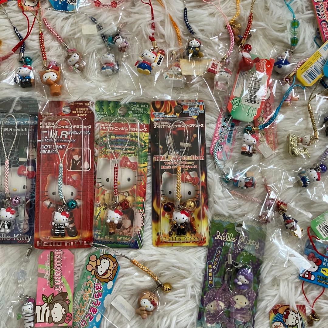 ハローキティ 根付け　ストラップ　マスコット　80個以上　まとめ売り
