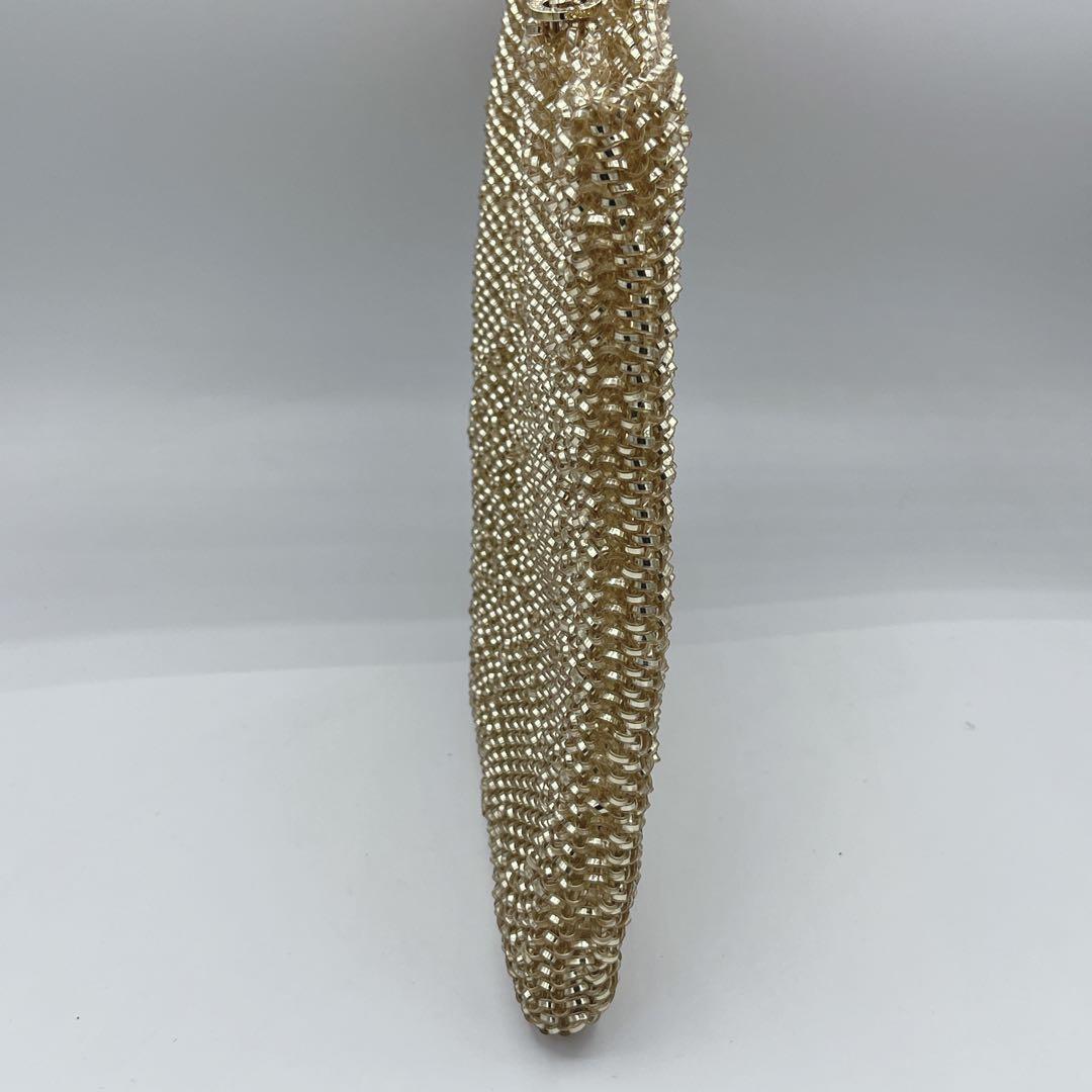 美品　アンテプリマ　スタンダードスクエア ミディアム　シャンパンゴールド