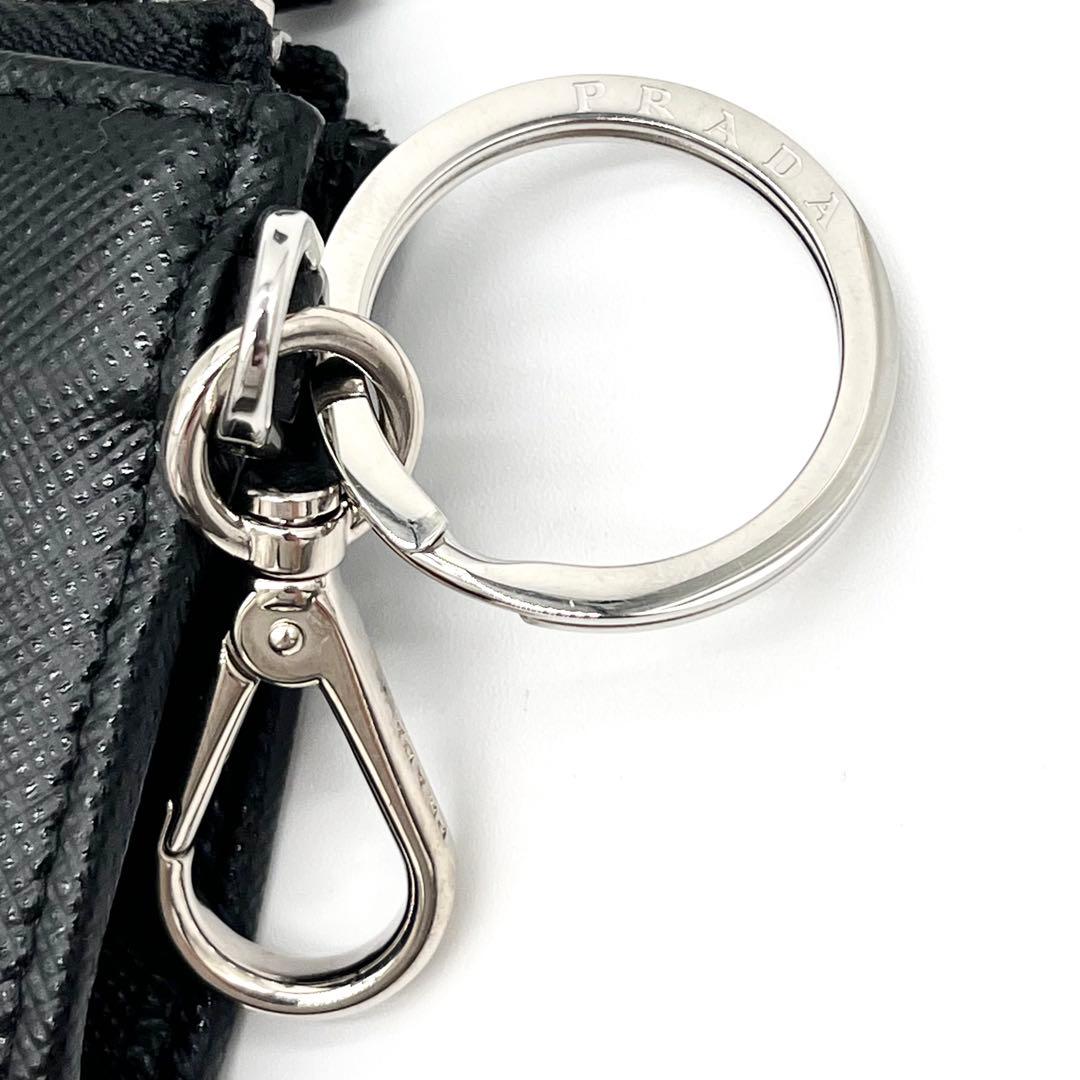 【新品未使用品】PRADA キーケース　ケース　現行　RFID ブラック