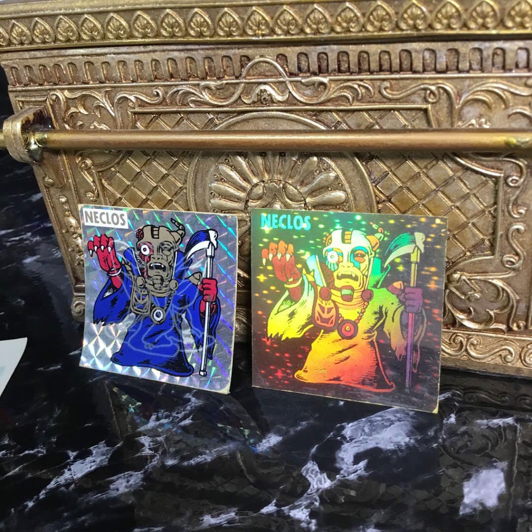 ネクロスの要塞 ホログラム キラ シール まとめ １４枚 ROEN joy