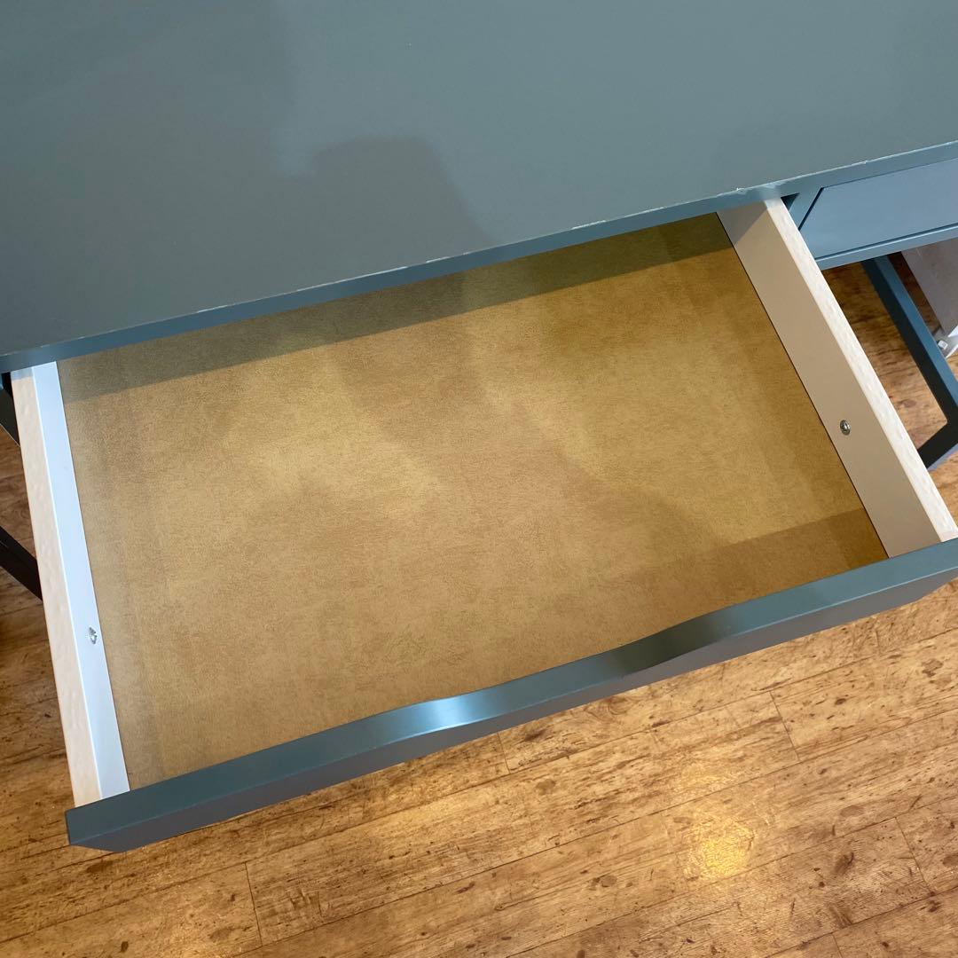【地域限定無料配送✨】IKEA デスク ALEX グレーターコイズ