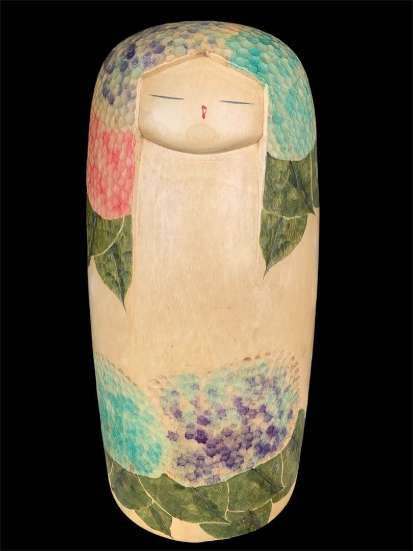 渡辺雄二　創作こけし　　『あじさい』