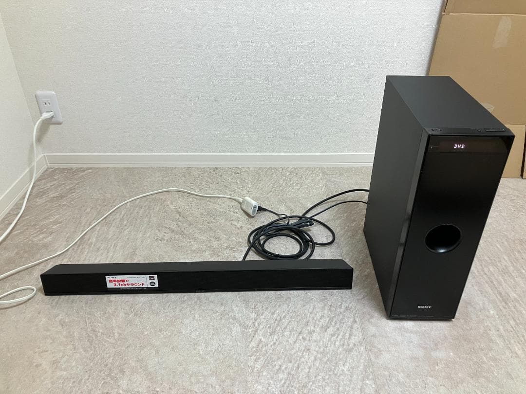 u*i様 SONY ホームシアターシステム　HT-CT100 箱付き