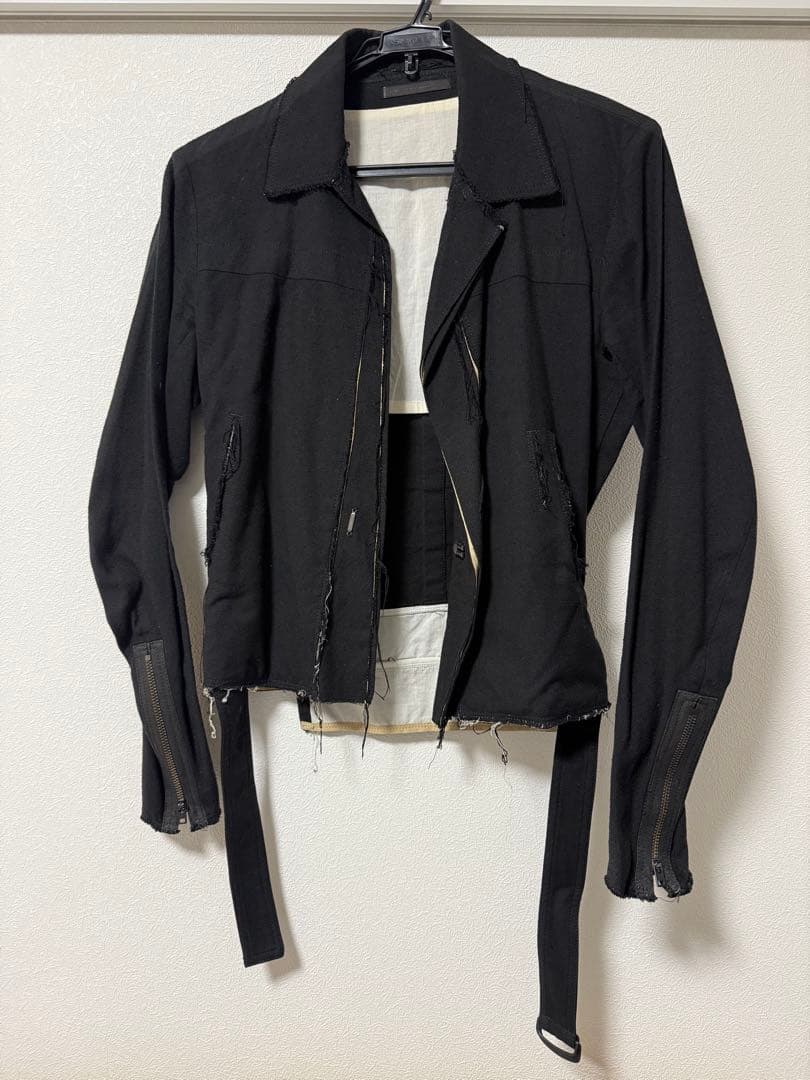 Y's ショート丈ライダースジャケット