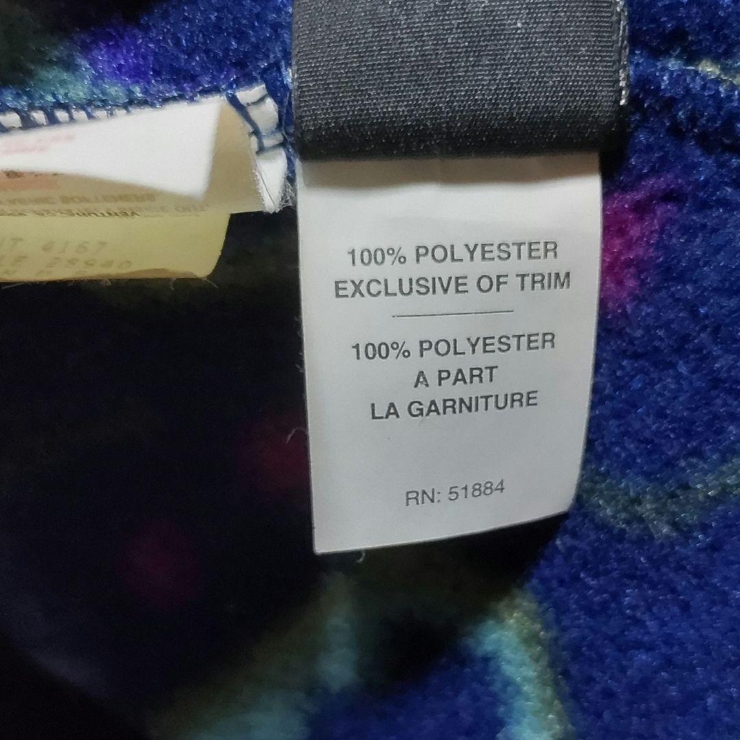 90s USA製 patagonia フリース　キャップ　タペストリー