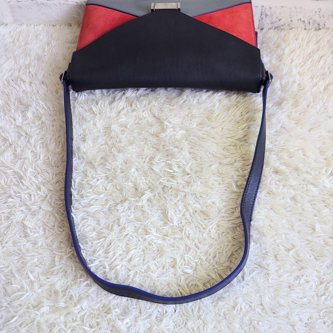 セリーヌ 2way ダイヤモンド ショルダーバッグ フィービー期 トリコロール