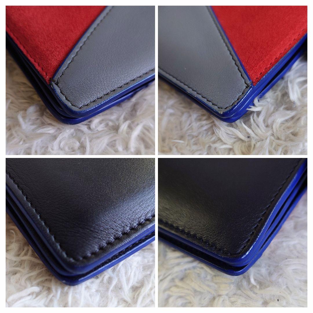 セリーヌ 2way ダイヤモンド ショルダーバッグ フィービー期 トリコロール