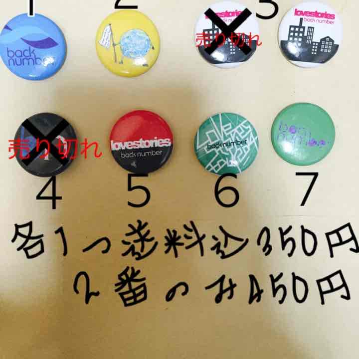 back number 缶バッチ