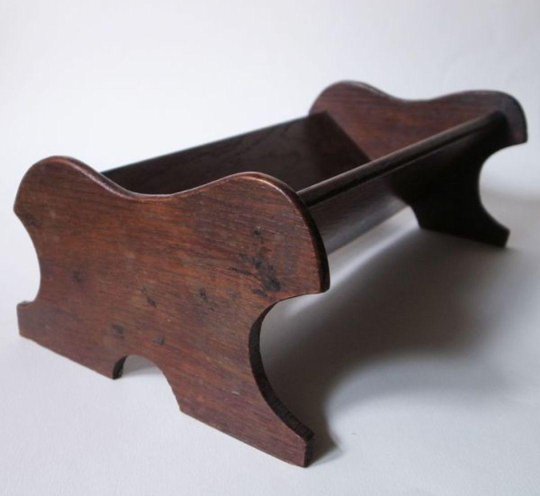 【聖墳墓教会の鐘楼から生まれたブックトラフ】イギリス アンティーク 本棚 本立て