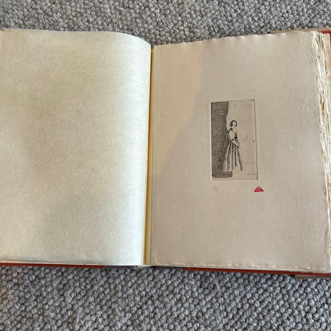 有元利夫　銅版画　21葉　ノートブック1985 希少品135/56番　彌生画廊