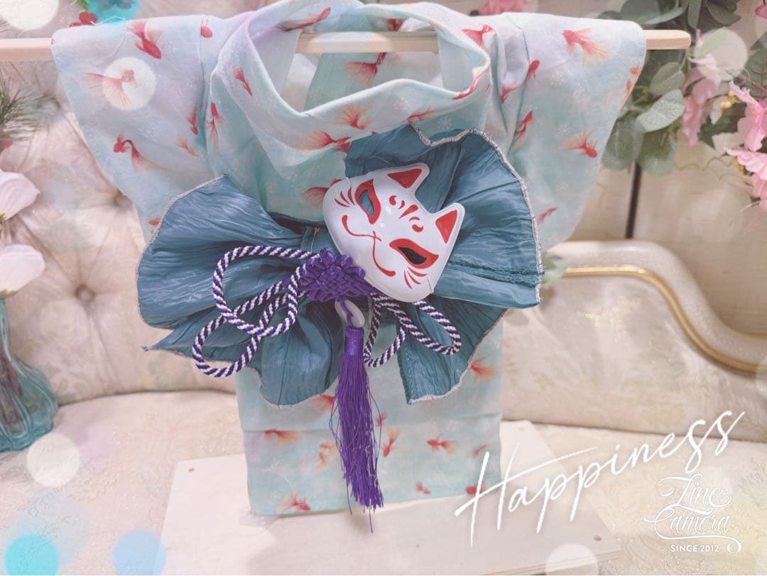 B432.pon2pan2☆オーダー☆犬浴衣☆金魚