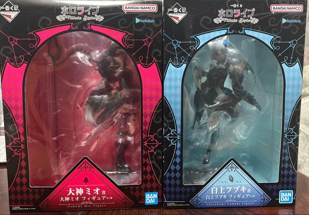 ホロライブ 大神ミオ 白上フブキ フィギュアセット　一番くじ