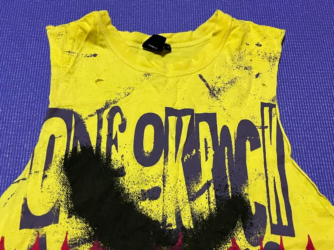 ワンオク Ambition 2017 ノースリーブ タンクトップ イエロー　M