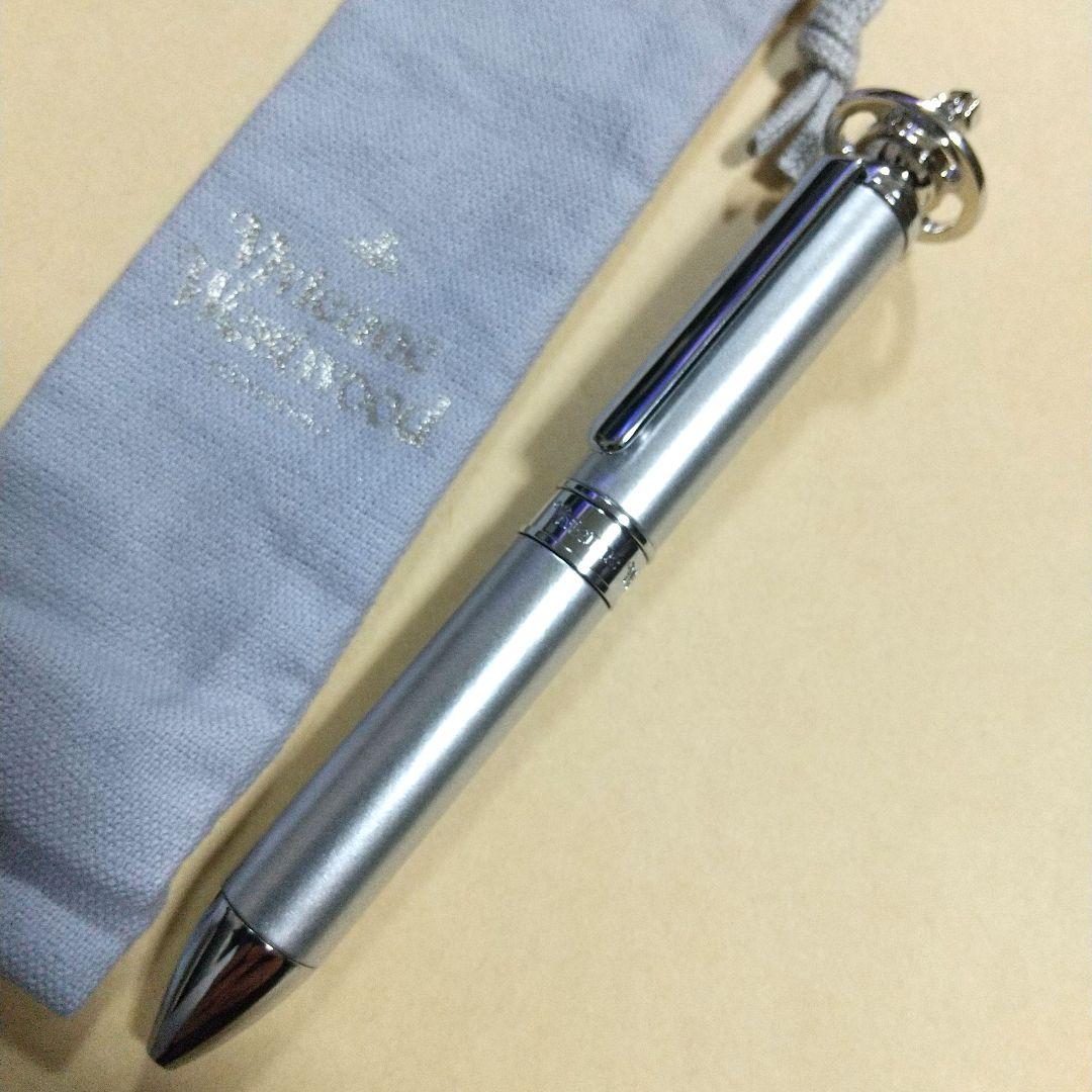 新品同様 Vivienne Westwood ボールペン レア オーブ シルバー