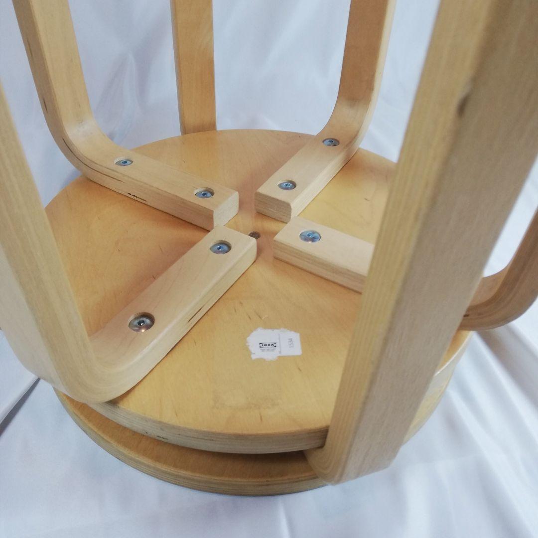 【オールドイケア・廃盤品】IKEA FROSTA スツール 2個セット 木製
