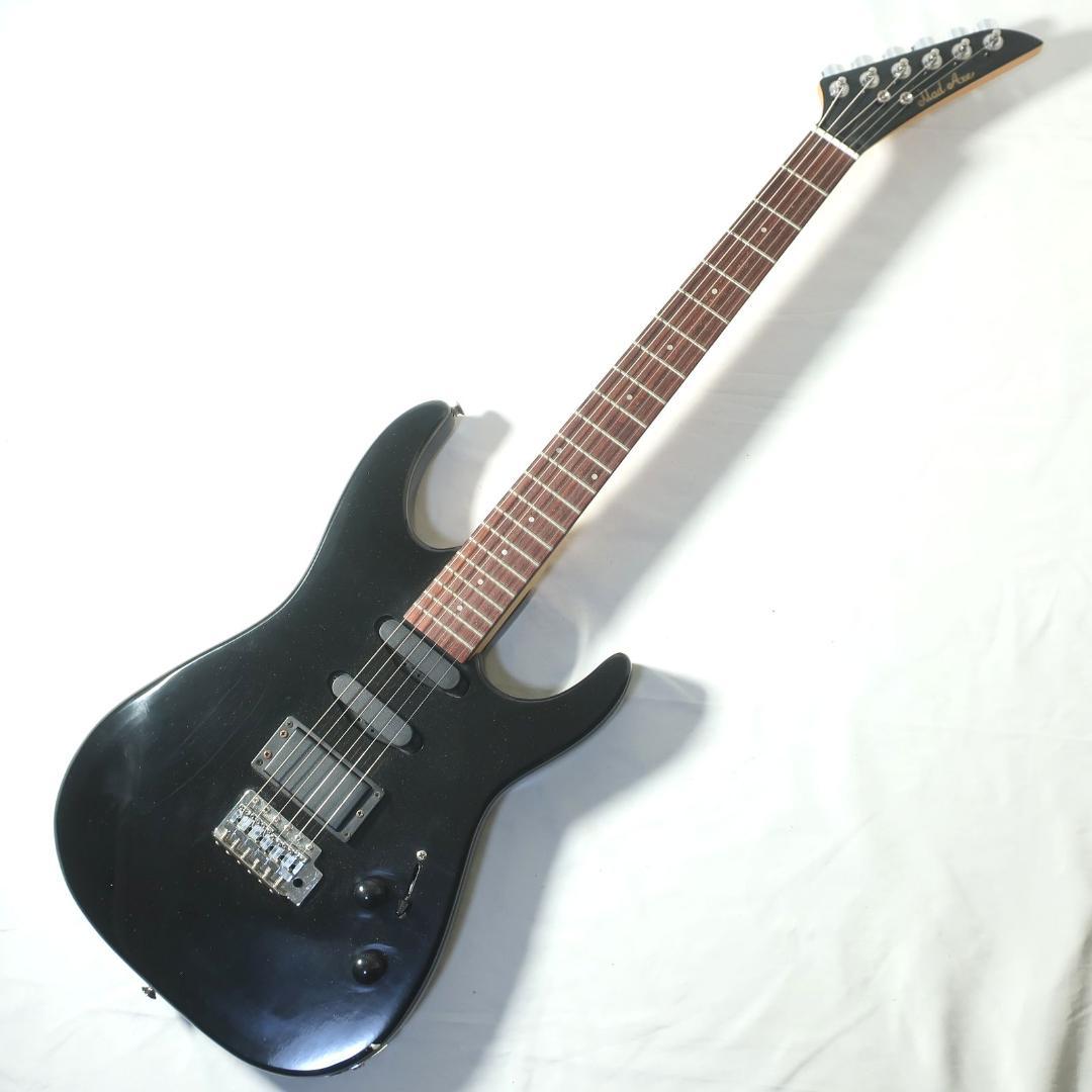 弦交換済 Mad Axe エレキギター コンコルドヘッド ブラック