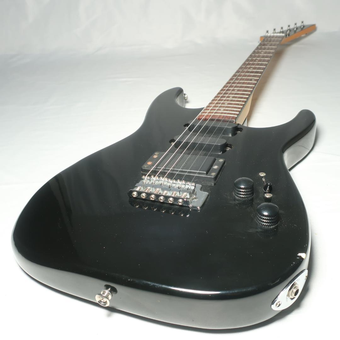 弦交換済 Mad Axe エレキギター コンコルドヘッド ブラック