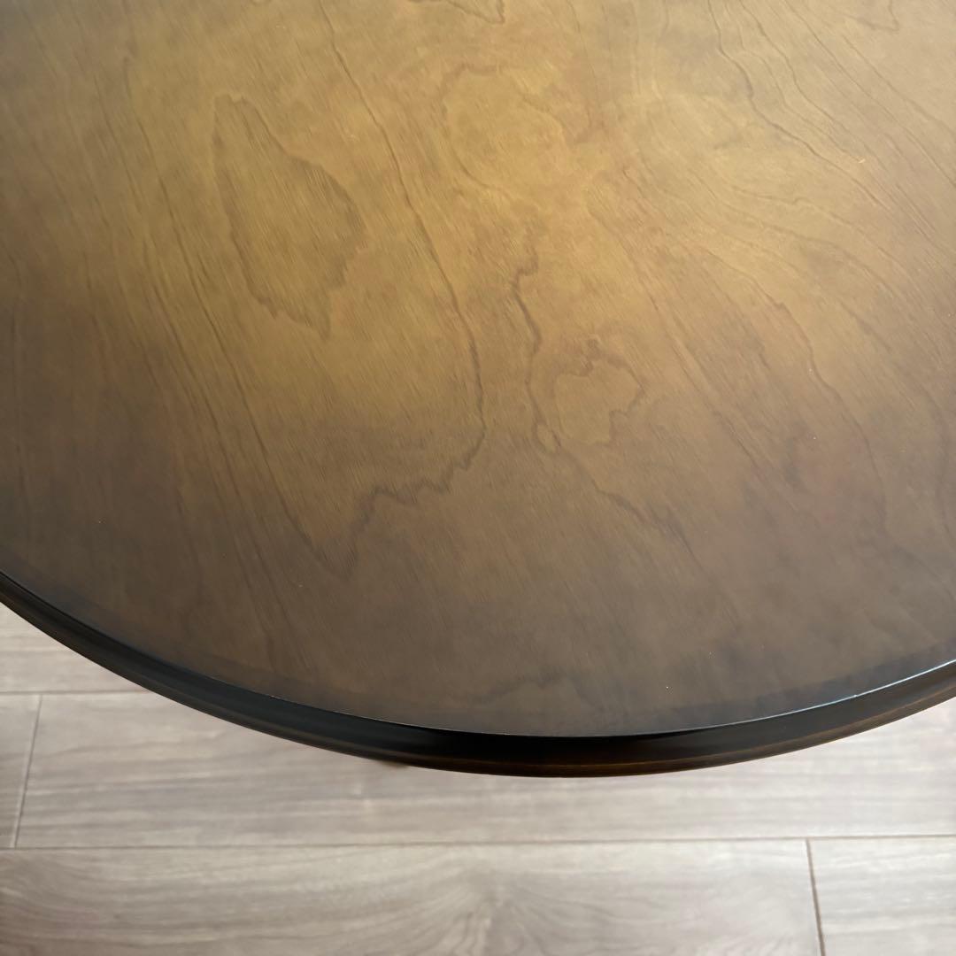 良品 飛騨産業 ダイニングテーブルのみ 丸テーブル キツツキ