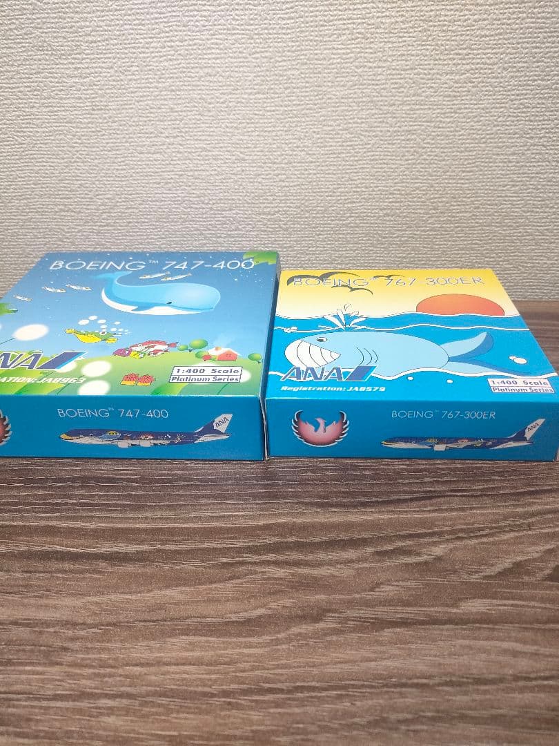 希少　金属製　ANA　ボーイング　767-300ER　747-400　２点まとめ