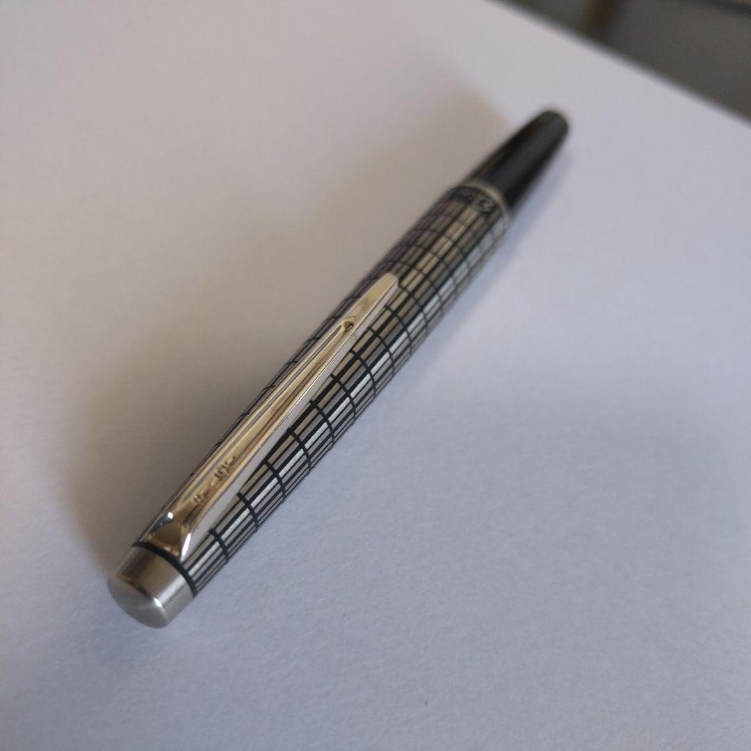 パイロット万年筆 エリート 蝕刻キャップ 18K-750〈F〉H877